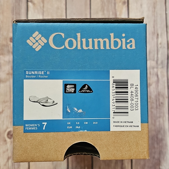 Columbia Women's Yellow and Gray Sandals - Picture 5 of 5